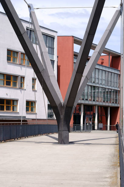 istock Modern pedestrian bridge Bad Homburg 981050344