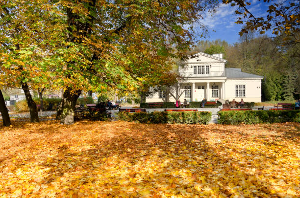 Potulicki manor house (19th century). Pruszkow, masovian province, Poland.