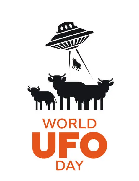 Vector illustration of ufo-day copy