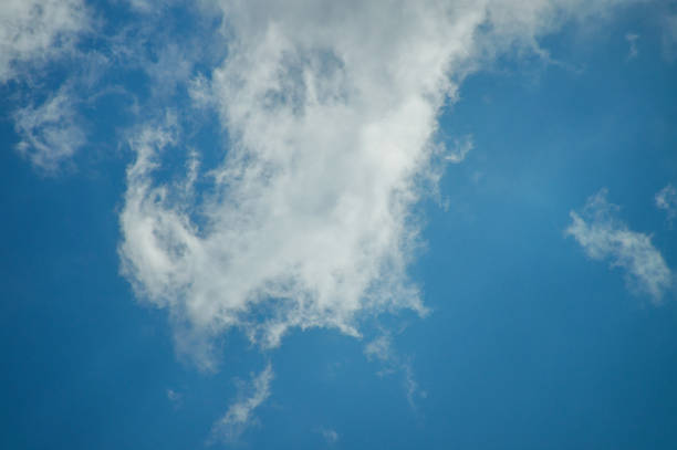 istock A blue day sky with rare beautiful clouds for the designer's background 981066076