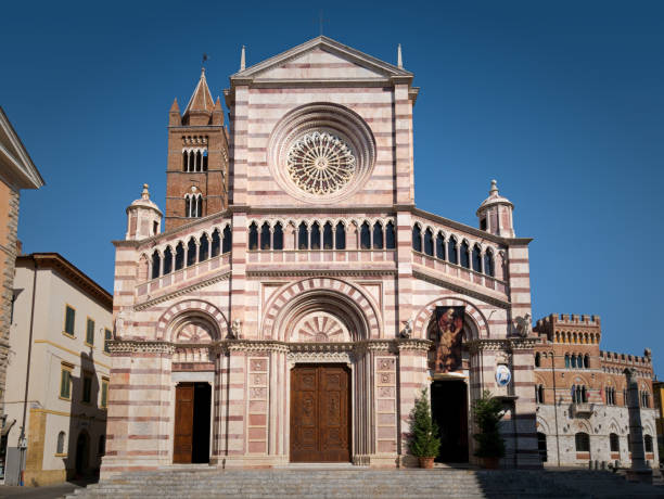 Dom San Lorenzo, Piazza Dante, Grosseto - foto de acervo