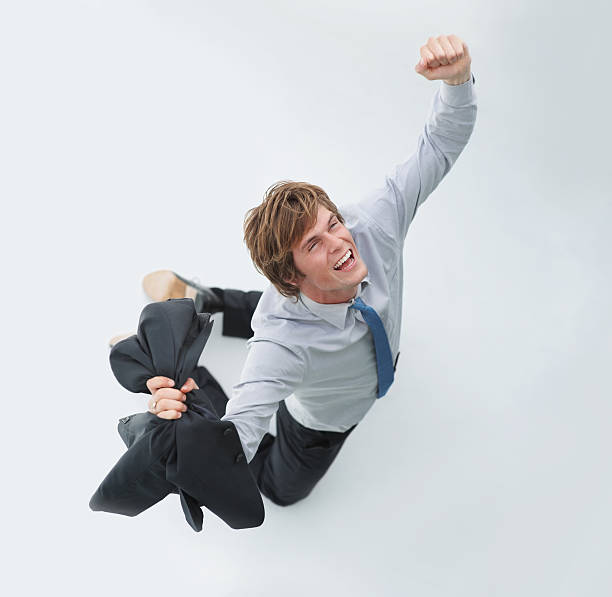 istock Success - excited young business man   98108155