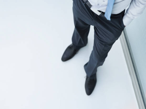 istock Low section image of a business man standing 98108190
