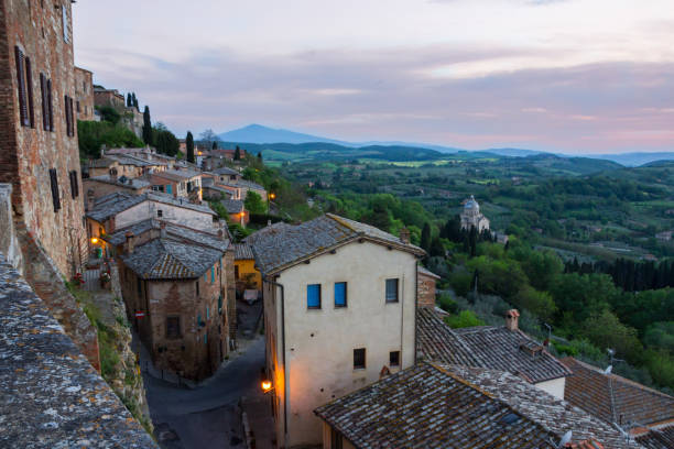 istock montepulciano in Tuscany after sunset 981087946