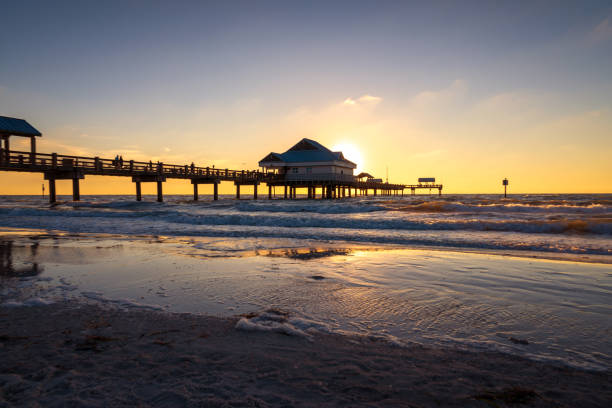 Pier 60 : Clearwater Beach. Clearwater, FL stock photo