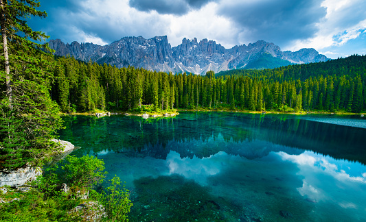 Lake Carezza- Karersee, Trentino-Alto Adige, Italy