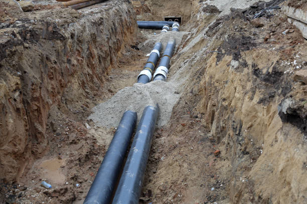 istock Water pipes in the ground 981117312