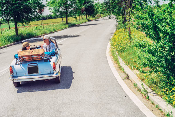 istock On a Road Trip with Old-fashioned Car 981120364