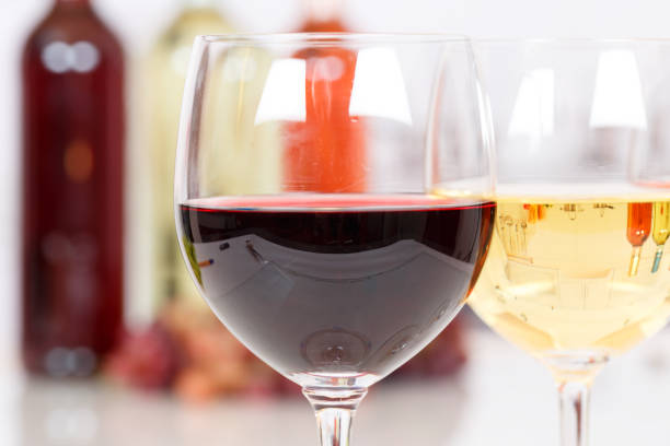 istock Red wine in a glass bottle 981147350