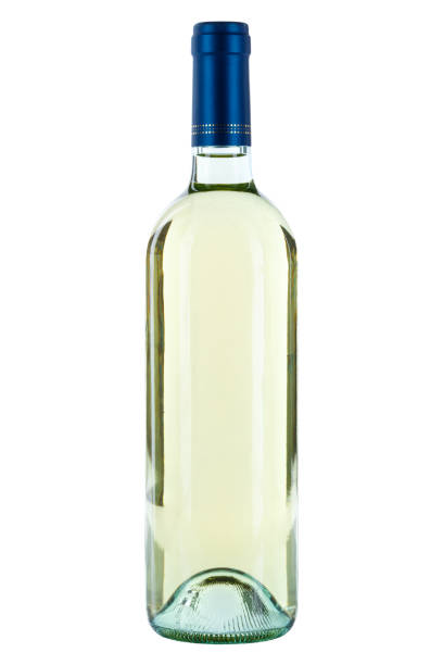istock Wine bottle color isolated on white 981147598