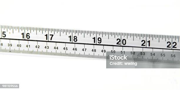 Ontvanger Vulkaan Melodramatisch Metric And Inches On Meter And Yard Stick Stock Photo - Download Image Now  - Canada, Centimeter, Close-up - iStock