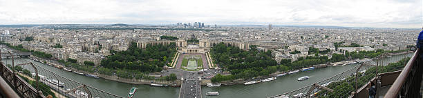 istock Panorama_1 of Paris from Eiffel Tower 98117025