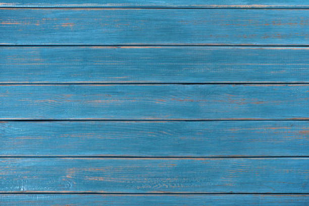 istock Denim blue wood background summer beach 981175168