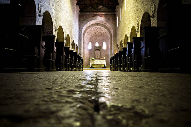 istock Inside of an italian church 98118089