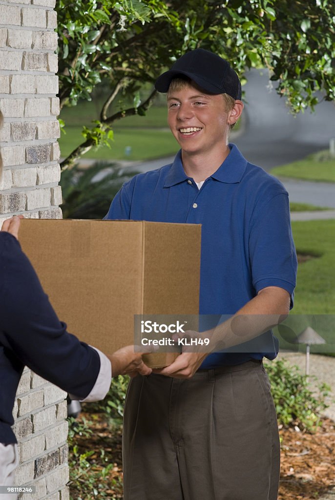Package Delivery  Alertness Stock Photo