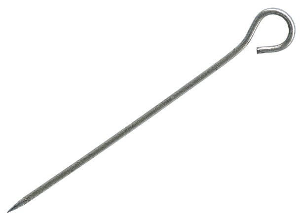 istock Hi-res sewing pin isolated with clipping path on white background 98118537