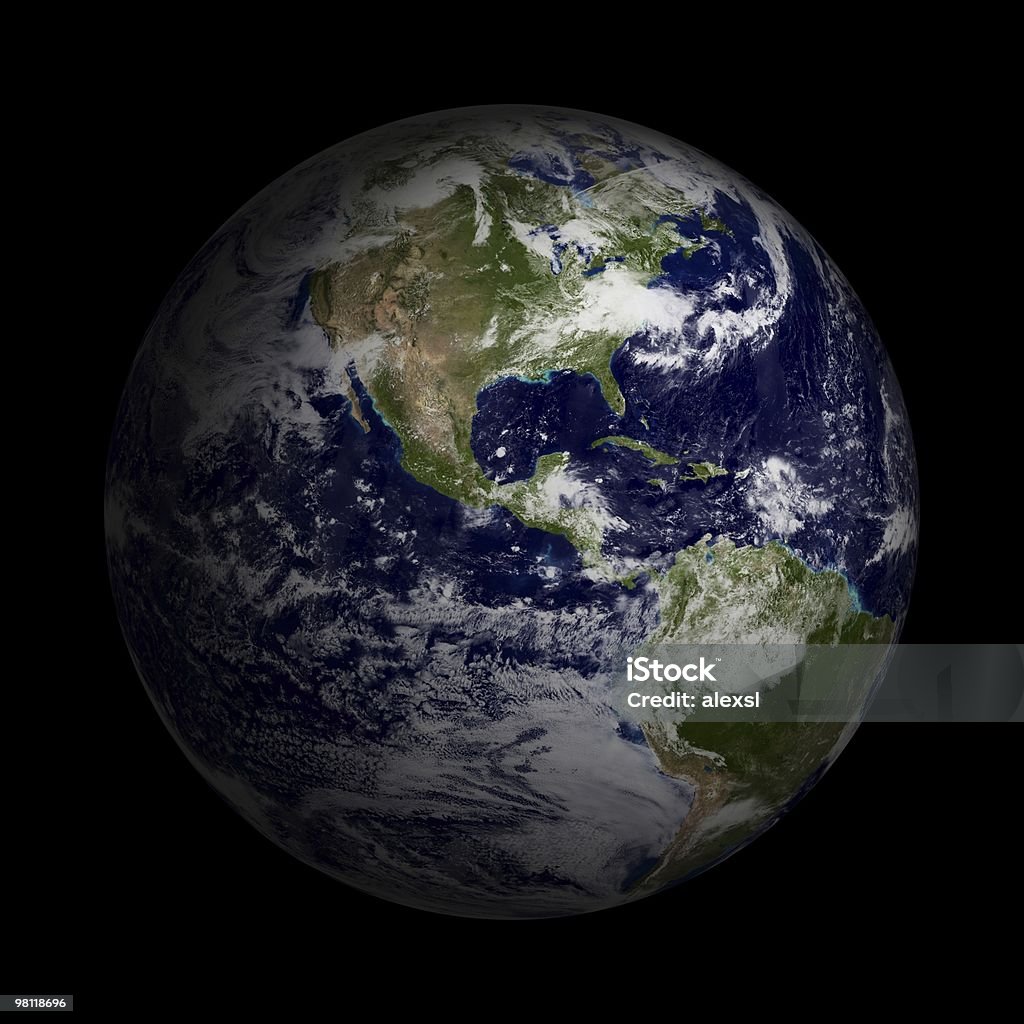 Terra do espaço - Foto de stock de Globo terrestre royalty-free
