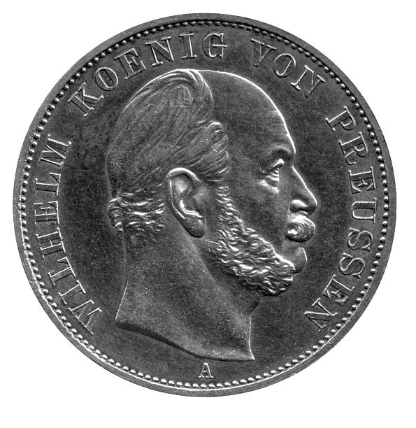 moneda muestra wilhelm von preussen - deutsches reich fotografías e imágenes de stock