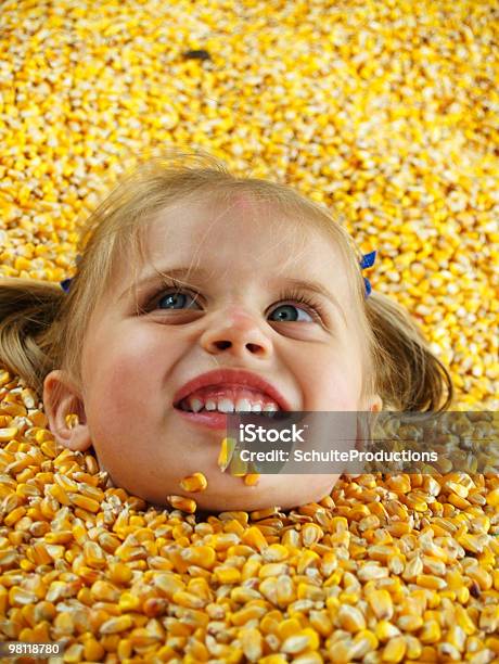 Farm Girl Stock Photo - Download Image Now - Buried, Bizarre, Cheerful