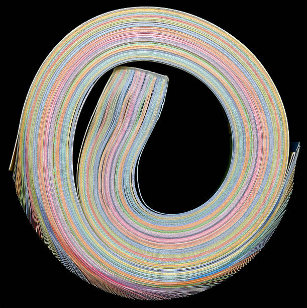 istock Hi-res Isolated rolled magazine 98118813