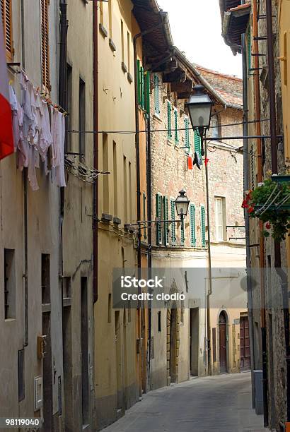 Old Street In Sansepolcro Stock Photo - Download Image Now - Architecture, Arezzo, Building Exterior