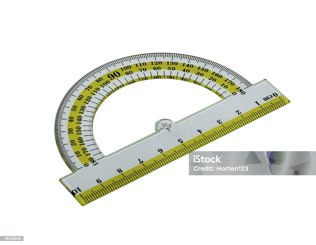 Protractor  Algebra Stock Photo