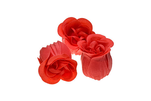 three red roses stock photo