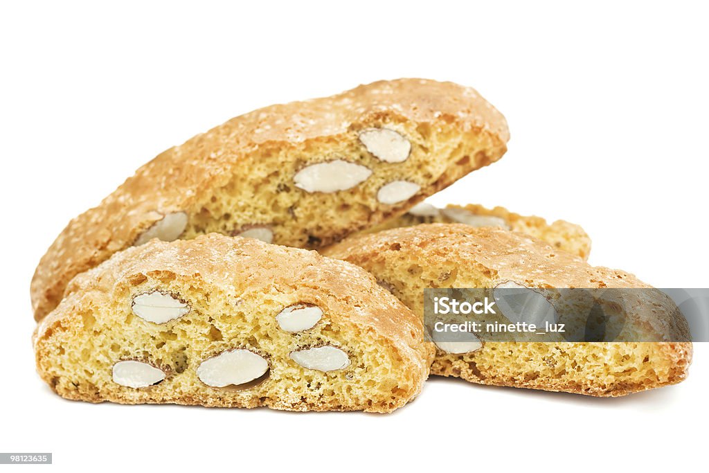 Isolé biscuits italiens - Photo de Biscotti libre de droits