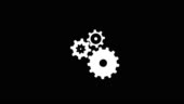 Loading Screen Cogs Cogs Working Loading Screen Style Motion Background Seamless Loop Black ...