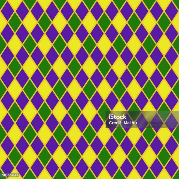 Spring Harlequin Pattern Harlequin Seamless Pattern Stock Illustration - Download Image Now ...