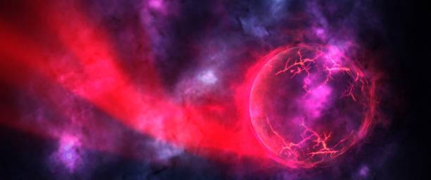 istock Planets and galaxies, science fiction wallpaper. 981291044