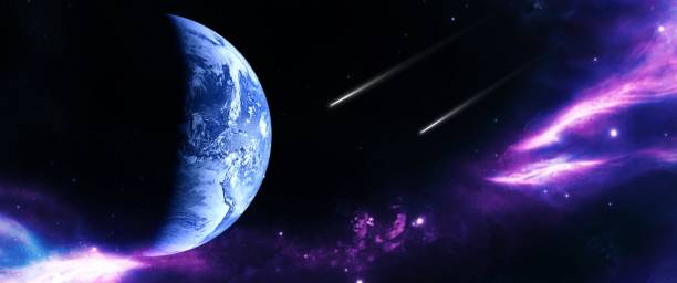 istock Planets and galaxies, science fiction wallpaper. 981291122