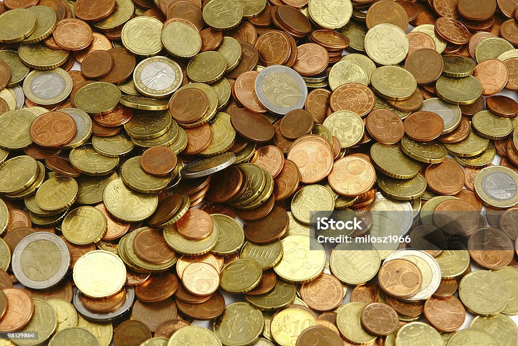euro coins  Coin Stock Photo