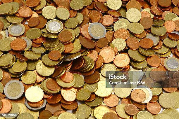 Euro Coins Stock Photo - Download Image Now - Coin, Color Image, Currency