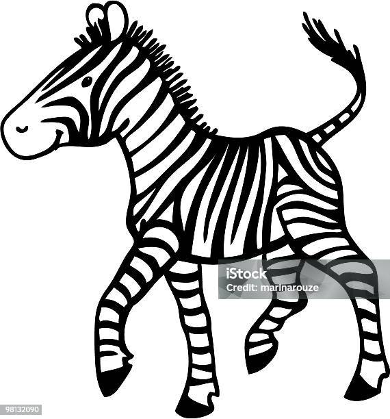 Zebra 0명에 대한 스톡 벡터 아트 및 기타 이미지 - 0명, 걷기, 검은색