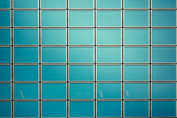 istock Modern office building detail, glass surface 981326346