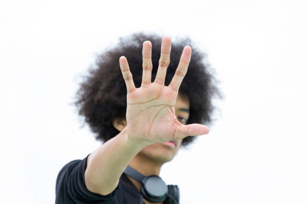 istock Close-up of man gesturing 981336536