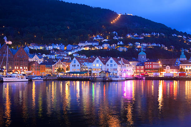 istock Evening panorama of Bergen, Norway 98134822