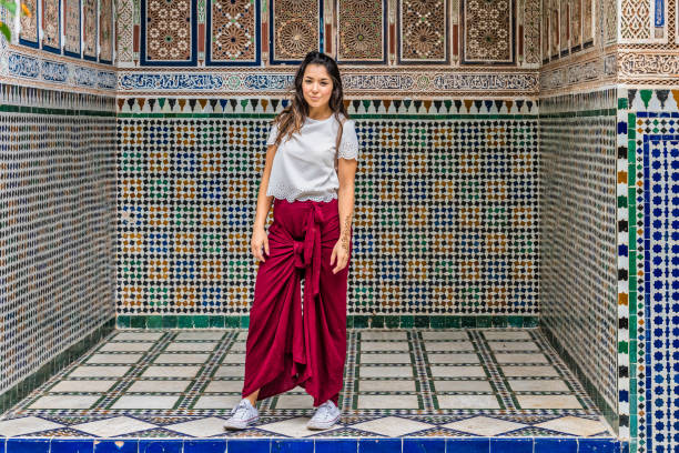 istock Young woman visiting Morocco 981349466