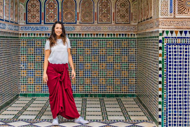istock Young woman visiting Morocco 981349476