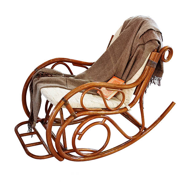 istock rocking-chair with rug and book 98134964
