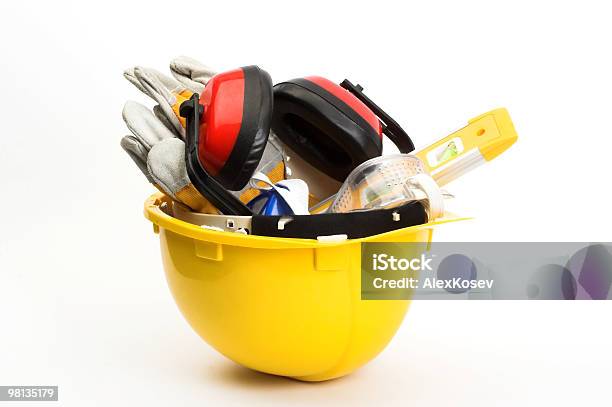 Safety Stock Photo - Download Image Now - Clothing, Color Image, Ear Muff