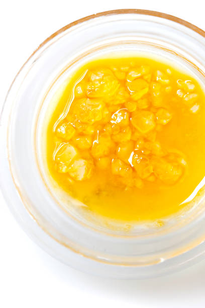 istock Premium Organic Cannabis Wax in Container 981383772
