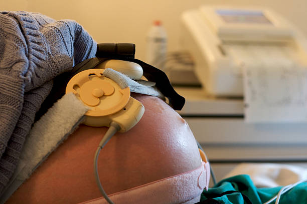 Doppler Fetal Monitor stock photo