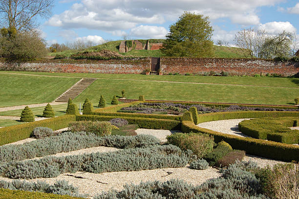 Tudor garden, Basing House  basingstoke photos stock pictures, royalty-free photos & images
