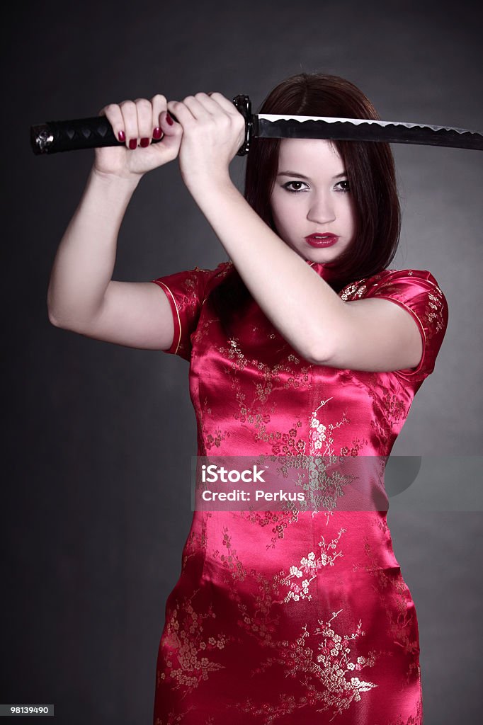 woman in chinese dress  Chinese Culture Stock Photo