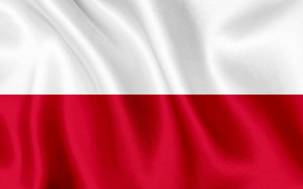 istock Poland flag waving background 981395086