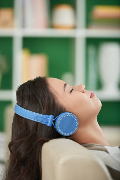 Listening to relaxing music