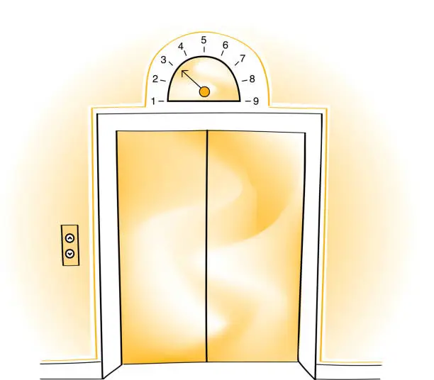 Vector illustration of Elevator