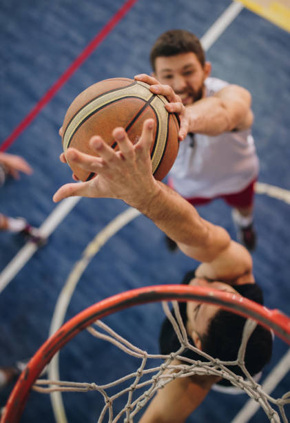 istock Stopping the opponent on basketball match! 981412962